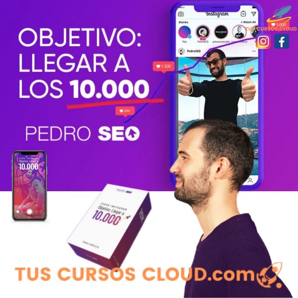 Curso Instagram OBJETIVO 10.000 seguidores de Pedro SEO