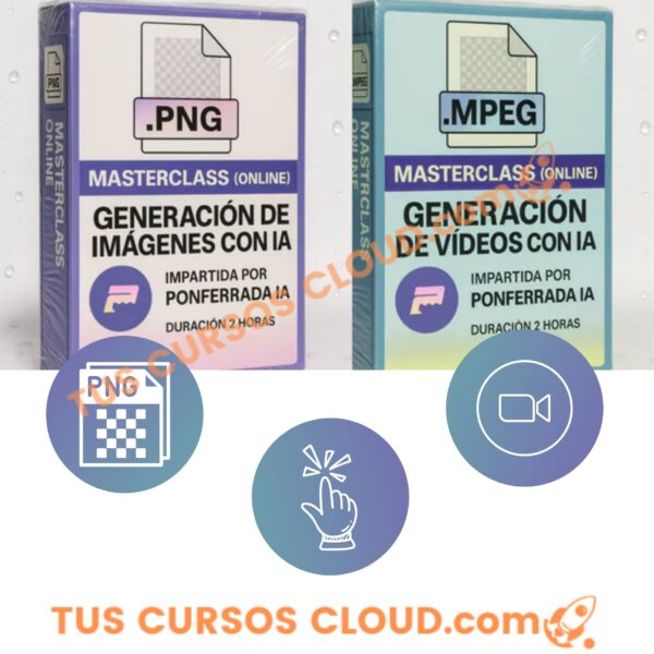 PACK: Generación de Imágenes + Generación de video - MASTERCLASS ( 2+2 horas, dos sesiones)